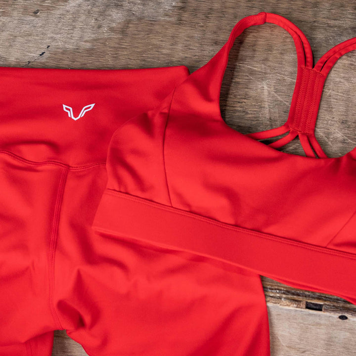 GO BEYOND Sports Bra - Scarlet - SIRIUS FIT